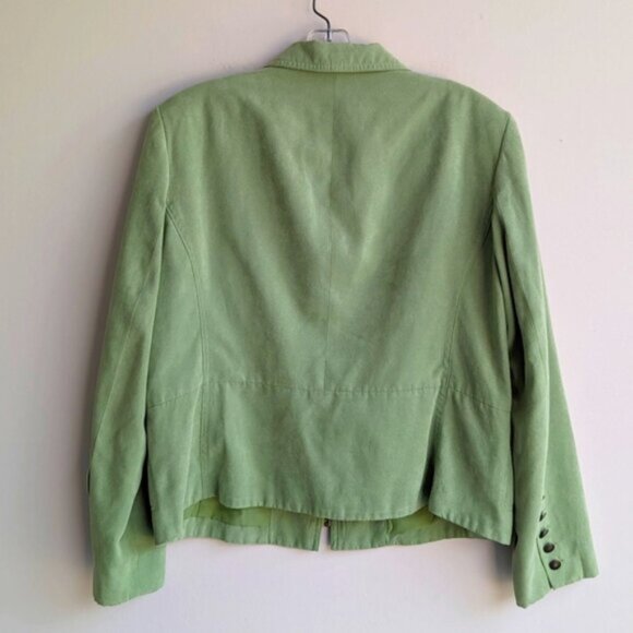 Conrad C faux suede zip jacket - Picture 2 of 4